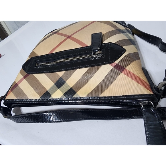 Burberry Supernova Coated Canvas Dryden Crossbody bag Beige/Black - Picture 11 of 15